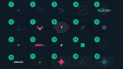 Logo Pack Shape 20 in 1 - After Effects Project Files  VideoHive