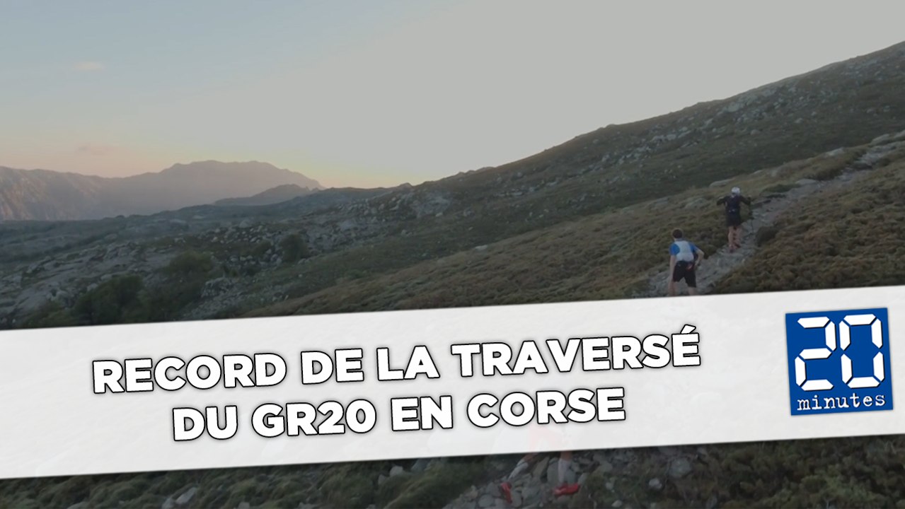 Record de la traversée du GR20 en Corse (par François D'haene)