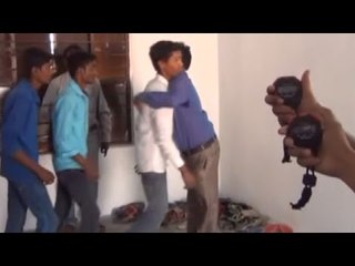 Indian man creates world record for hugging