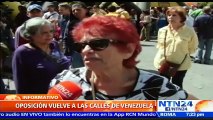 Oposición venezolana regresa a las calles con nuevas movilizaciones para exigir al CNE validación de firmas