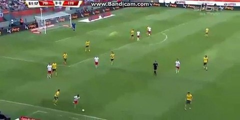Robert Lewandowski super SKILLS and Power SHOOT - Poland 0-0 Lithuania - 06-06-2