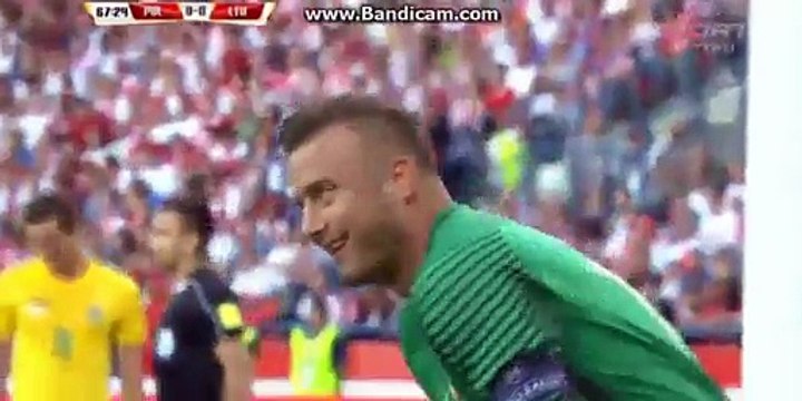 Lukasz Fabianski amazing SAVE - Poland 0-0 Lithuania - 06-06-2016