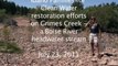 Pam Elkovich describes Restoration Efforts on Grimes Creek in Idaho - July 23, 2011