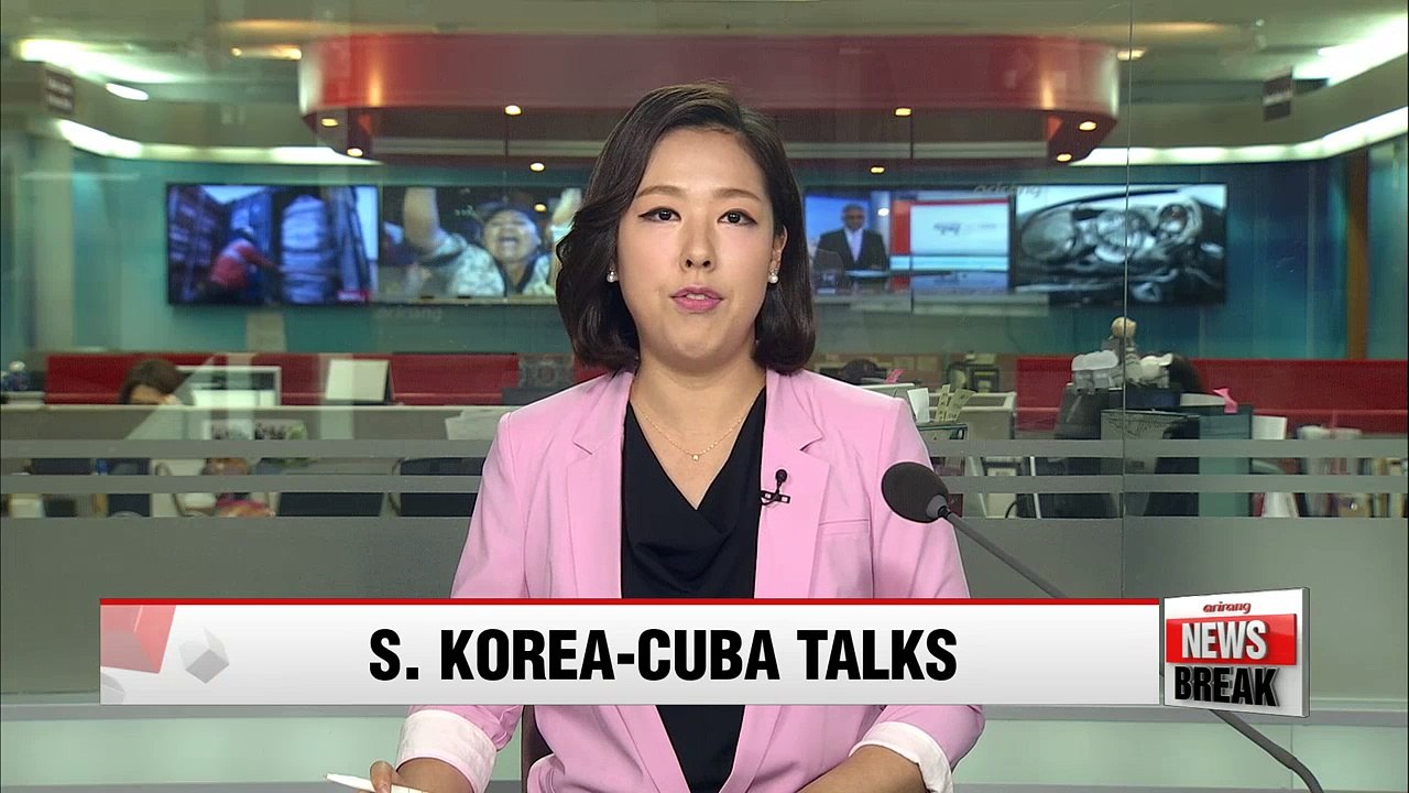 S. Korean FM conveys Seoul's desire to establish diplomatic ties with Cuba