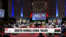 S. Korean FM conveys Seoul's desire to establish diplomatic ties with Cuba