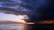 Timelapse Shows Storm on Lake Winnipeg at Sunset