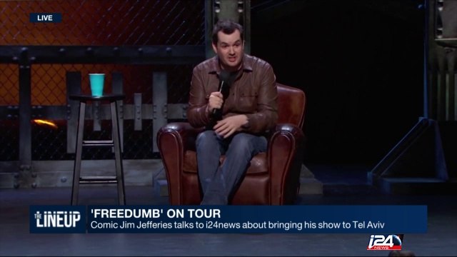 Comedian Jim Jefferies on Tel Aviv, starting conversations, & religion