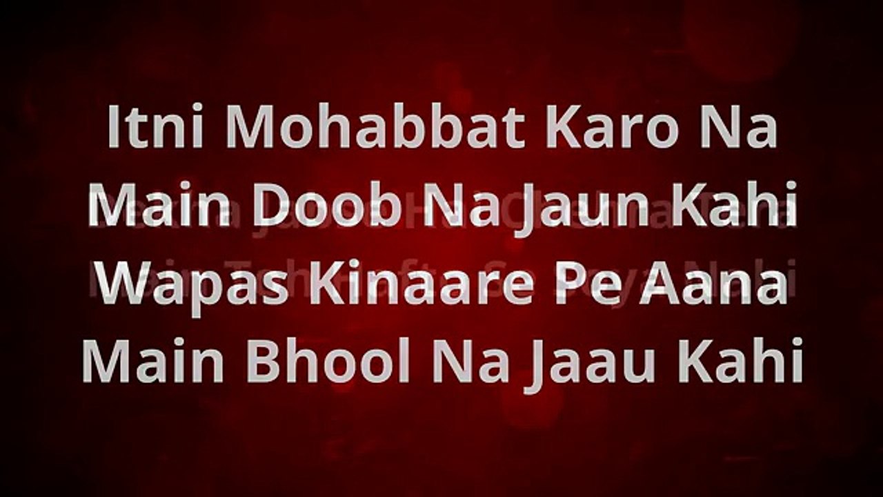 Bol Do Na Zara (Azhar) - Full Song Lyrical video
