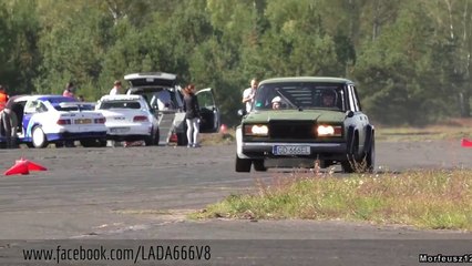 Os Russos não param de nos surpreender um Lada Laika com motor V8 BMW