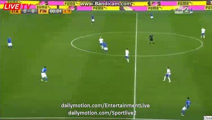 GOAAAL - Italy 1-0 Finland Frienly Match