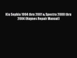 [PDF] Kia Sephia 1994 thru 2001 & Spectra 2000 thru 2004 (Haynes Repair Manual) [Read] Online