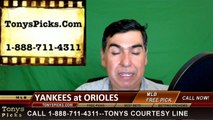 New York Yankees vs. Baltimore Orioles Pick Prediction MLB Baseball Odds Preview 6-5-2016