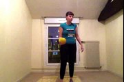 30 day Contact Juggling challenge - Day 26 - snow man roll to BTN roll