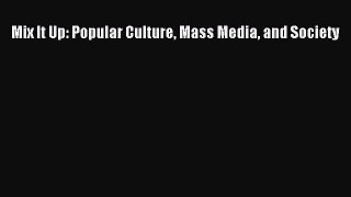 Download Book Mix It Up: Popular Culture Mass Media and Society PDF Free