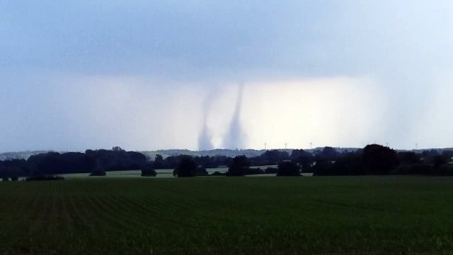Tornado Spotted in Jarplund in Schleswig-Holstein