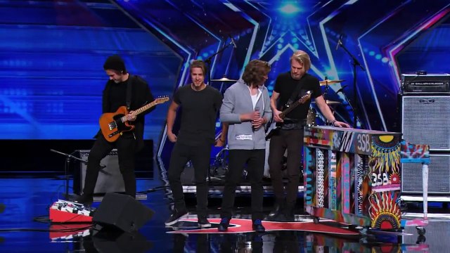 3 Shades of Blue: Pop Rock Band Covers Nina Simone's Feeling Good - America's Got Talent 2015 |
