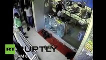 Cámara de seguridad captó a un mono robando una joyería