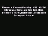 Download Advances in Web-based Learning - ICWL 2011: 10th International Conference Hong Kong