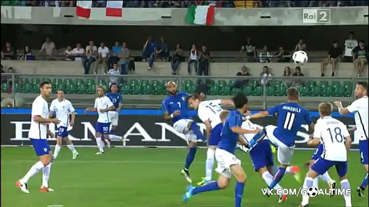 Italy vs Finland 2-0 All Goals & Highlights HD 06.06.2016