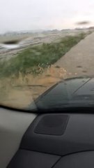 La chaussée de Renaix inondée