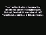Read Theory and Application of Diagrams: First International Conference Diagrams 2000 Edinburgh