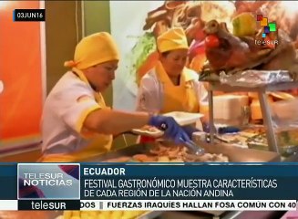 Celebran en Quito festival gastronómico de Ecuador