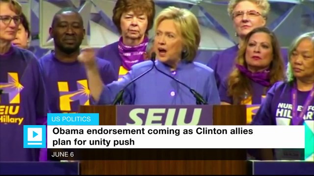 Hillary Clinton poised to receive Obama's endorsement