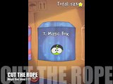 Cut the rope Level 7-22 Theme Magic Box 3 stars Walkthrough Iphone 4 3 Stelle Gameplay tutorial