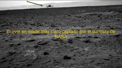 El ovni en marte más claro captado por el curiosity de NASA