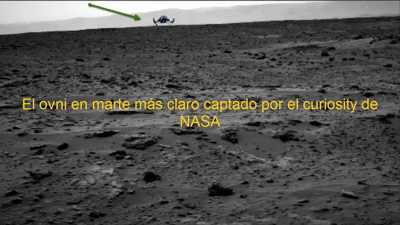 El ovni en marte más claro captado por el curiosity de NASA