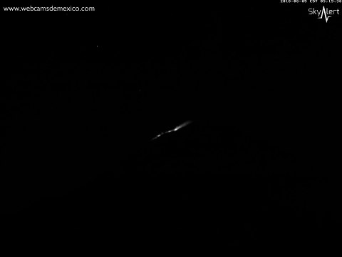 Popocatépetl Volcano Erupts Overnight in Mexico