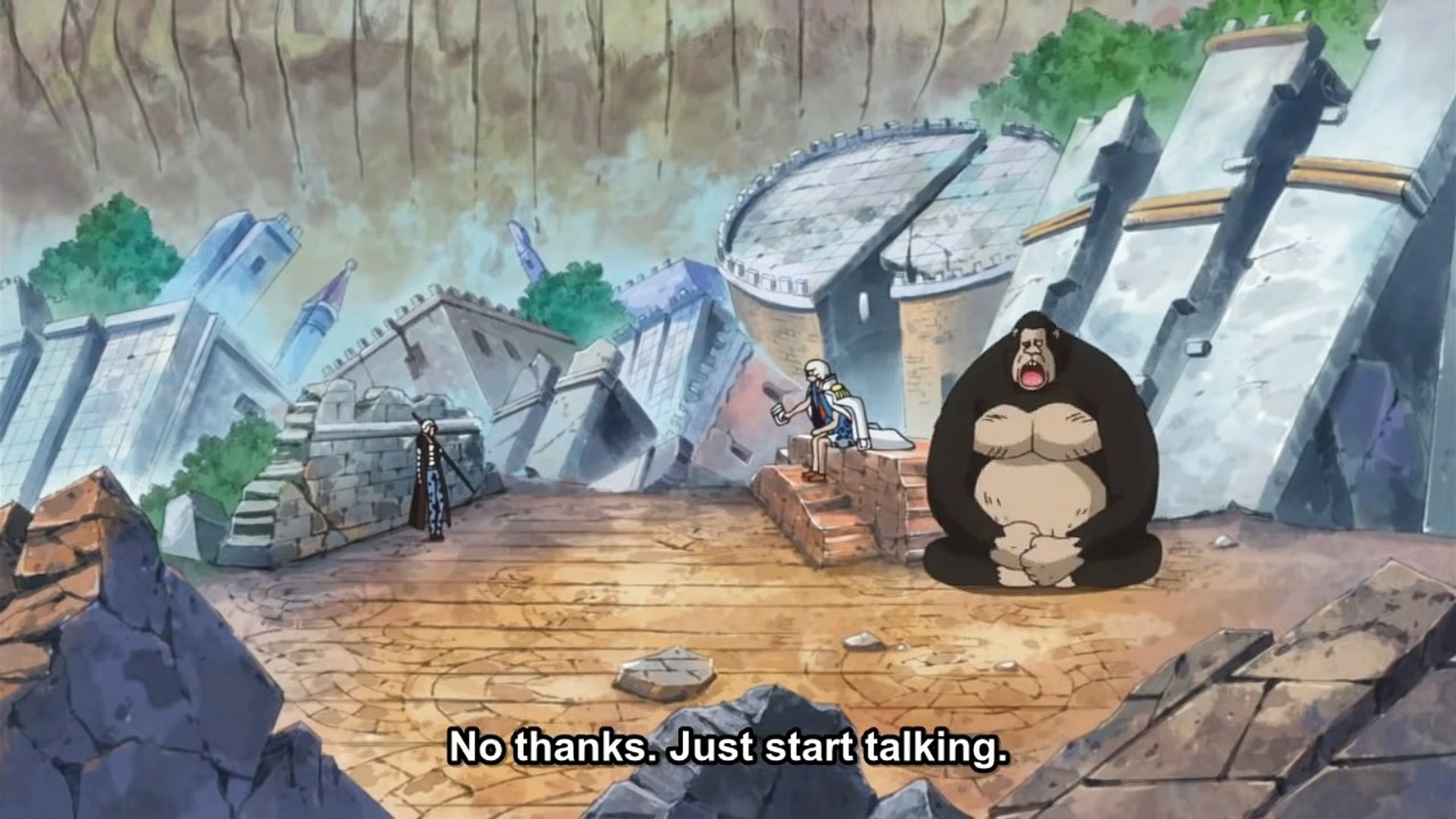 Law Talking To Sengoku About Corazon Part 1 One Piece 742 Hd Eng Sub Dailymotion Video