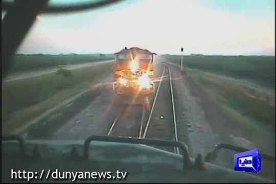 Shocking Footage of Collision between two trains