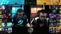 2016 NA LCS Summer - Group Stage - W1D3: Apex Gaming vs Counter Logic Gaming (Game 2)