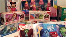 Inside Out - Surprise Eggs Unboxing: Disney, Pixar, Joy, Sadness, Anger, Disgust, Fear