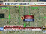 Two men found shot, dead in Phoenix home