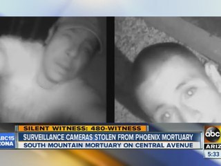 Silent Witness looking for help with two robberies, one of a man walking a dog, the other at a mortuary