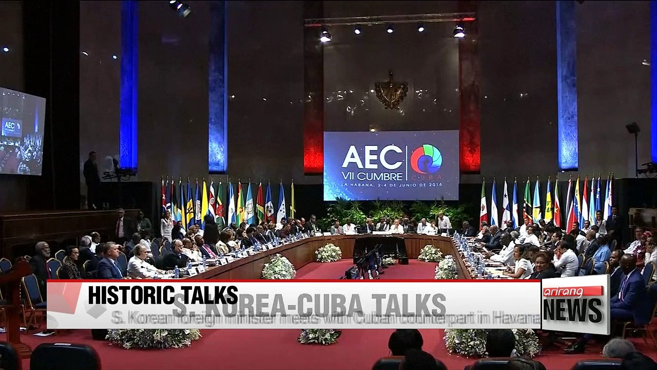 S. Korean FM conveys Seoul's desire to establish diplomatic ties with Cuba