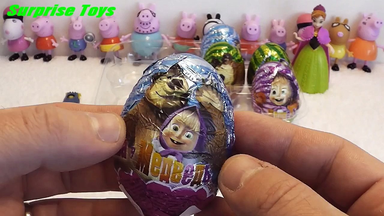 Маша и Медведь, Masha i Medved, Frozen, Disney, Peppa Pig,  Frozen Toys, Peppa Pig Toys, 6