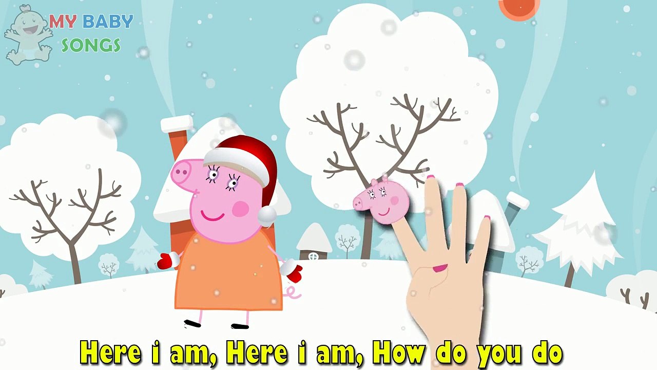 Peppa Pig Christmas Finger family