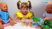 Кукла Беби Борн. Девочка Ника с куклами готовит мороженое. Видео для детей. Tiki Taki Nika
