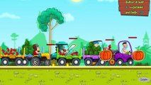 Cartoon video games for kids. Crazy Racers. Tractor with a saw. Tiki Taki Games
