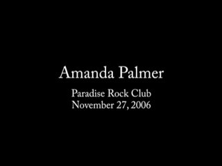 The living room-Amanda Palmer