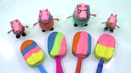Play Doh Makes Sweet Ice Cream Rainbow 2015 - Peppa Pig Español Toys