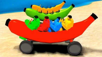 Banana Car and COLORS HULK FOU SUPERCAR PARTY Fun Superhero Movie & Comptines Chansons