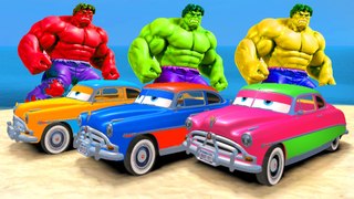 HULK SMASH CARS PARTY EPIC SAUTS Hudson & Lightning McQueen CARS + Chanson Comptine