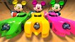 BATMAN CARS & COLORS Mickey Mouse ont tournés à Luge (Chansons Comptines pour les enfants)