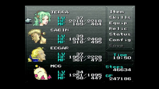 FINAL FANTASY VI [HD] PS3 WALKTHROUGH PART 77 - GETTING STRAGO & EBOT'S ROCK (RDED TREASURE CORAL SKIP]