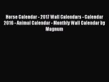 Download Horse Calendar - 2017 Wall Calendars - Calendar 2016 - Animal Calendar - Monthly Wall