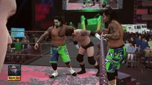 WWE 2K16 the uso's v blackpool brawlers highlights